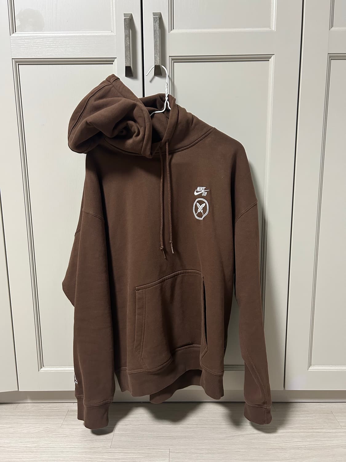 나이키 x 유토 호리고메 SB 플리스 스케이트보딩 풀오버 후드 카카오XL 상품이미지1