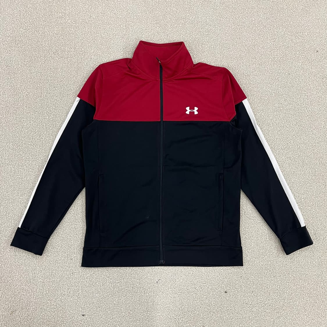 L 언더아머 사이드라인 져지 집업 0122M1 상품이미지1