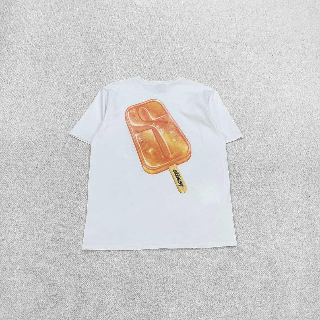 스투시 Stussy 팝시클 아이스크림 반팔 티셔츠 화이트 상품이미지1