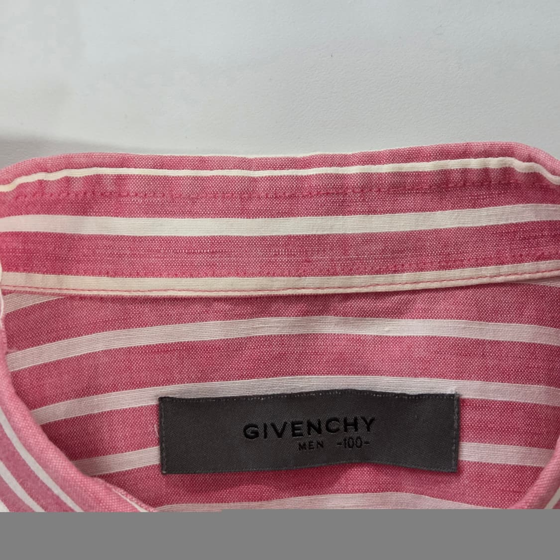 지방시 스트라이프 린넨 반팔셔츠 100  상품이미지8