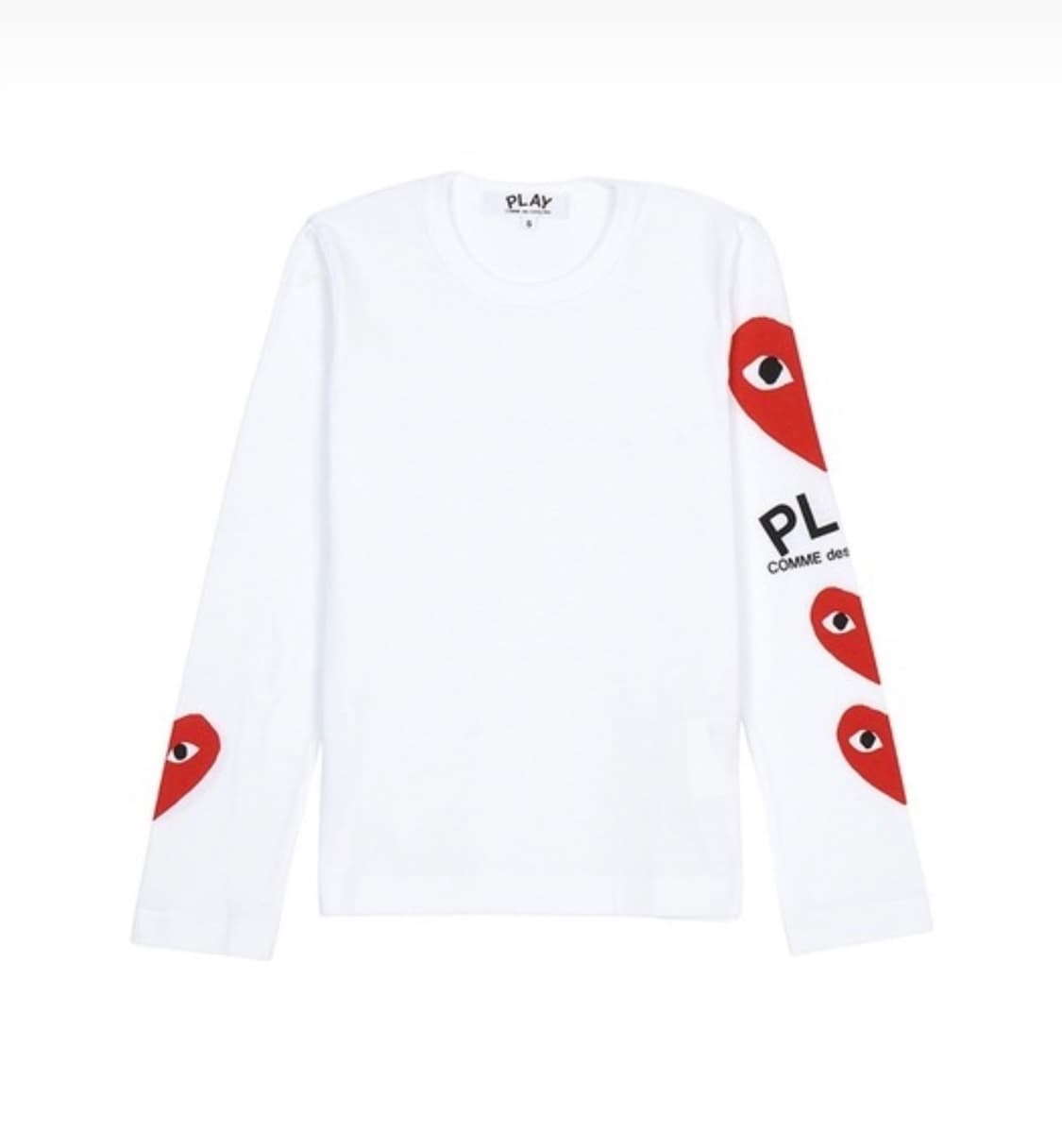 꼼데가르송 COMME DES GARCONS 유니섹스 긴팔 티셔츠 롱 T 상품이미지1