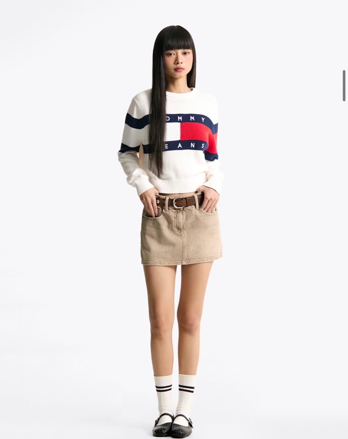 타미진스 샌드 데님 미니스커트 상품이미지4