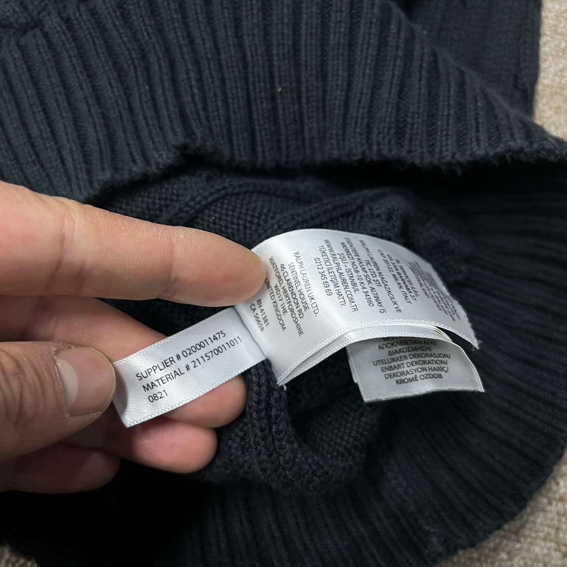 폴로 랄프로렌 브이넥 니트 상품이미지5