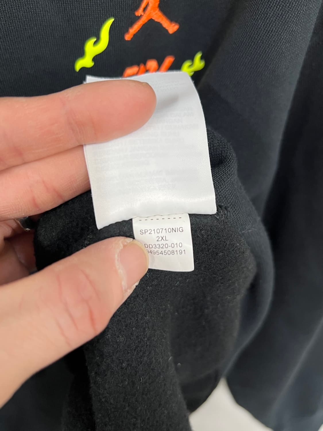 나이키 조던 와이낫 바스켓볼 로고 프린팅 기모 후드티 상품이미지8