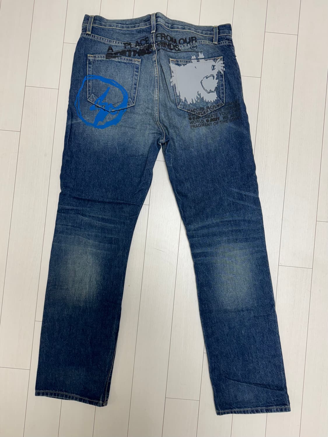 프라그먼트 트래비스 스캇 데님진 상품이미지2