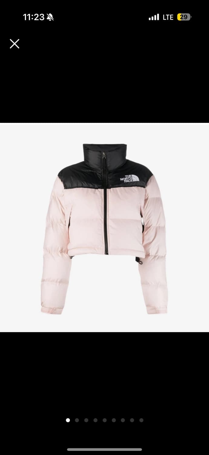 노스페이스 눕시 숏패딩 xs 모스핑크  상품이미지9