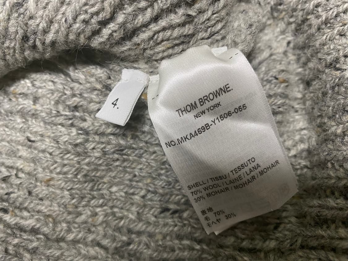 정품 25fw 톰브라운 케이블 니트 상품이미지2