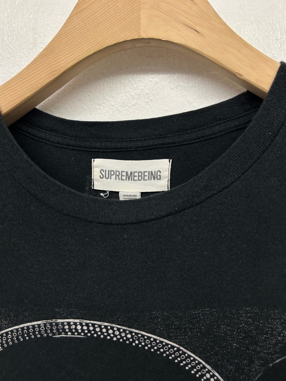 Supremebeing 턴테이블 반팔 티셔츠 블랙 상품이미지5