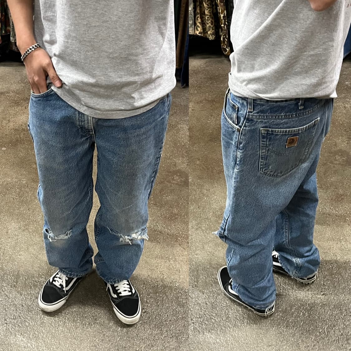 Carhartt 플란넬 라인드 데님 팬츠 (34”) 상품이미지1