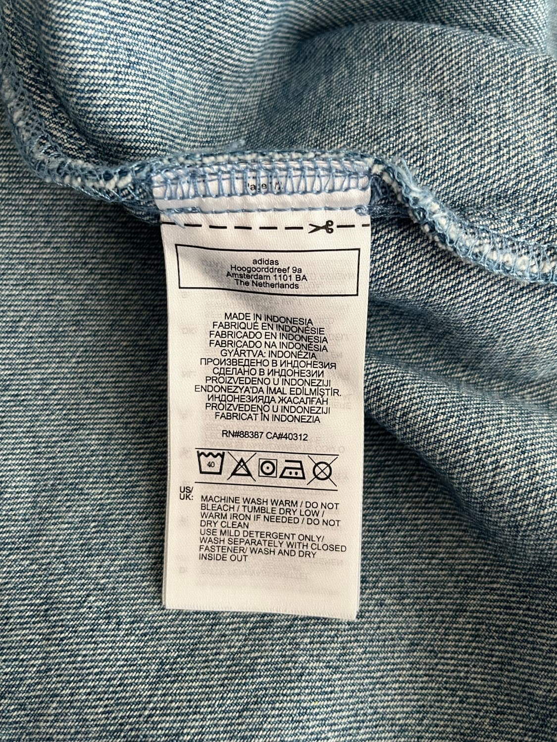 M) 아디다스 데님 원피스 상품이미지6