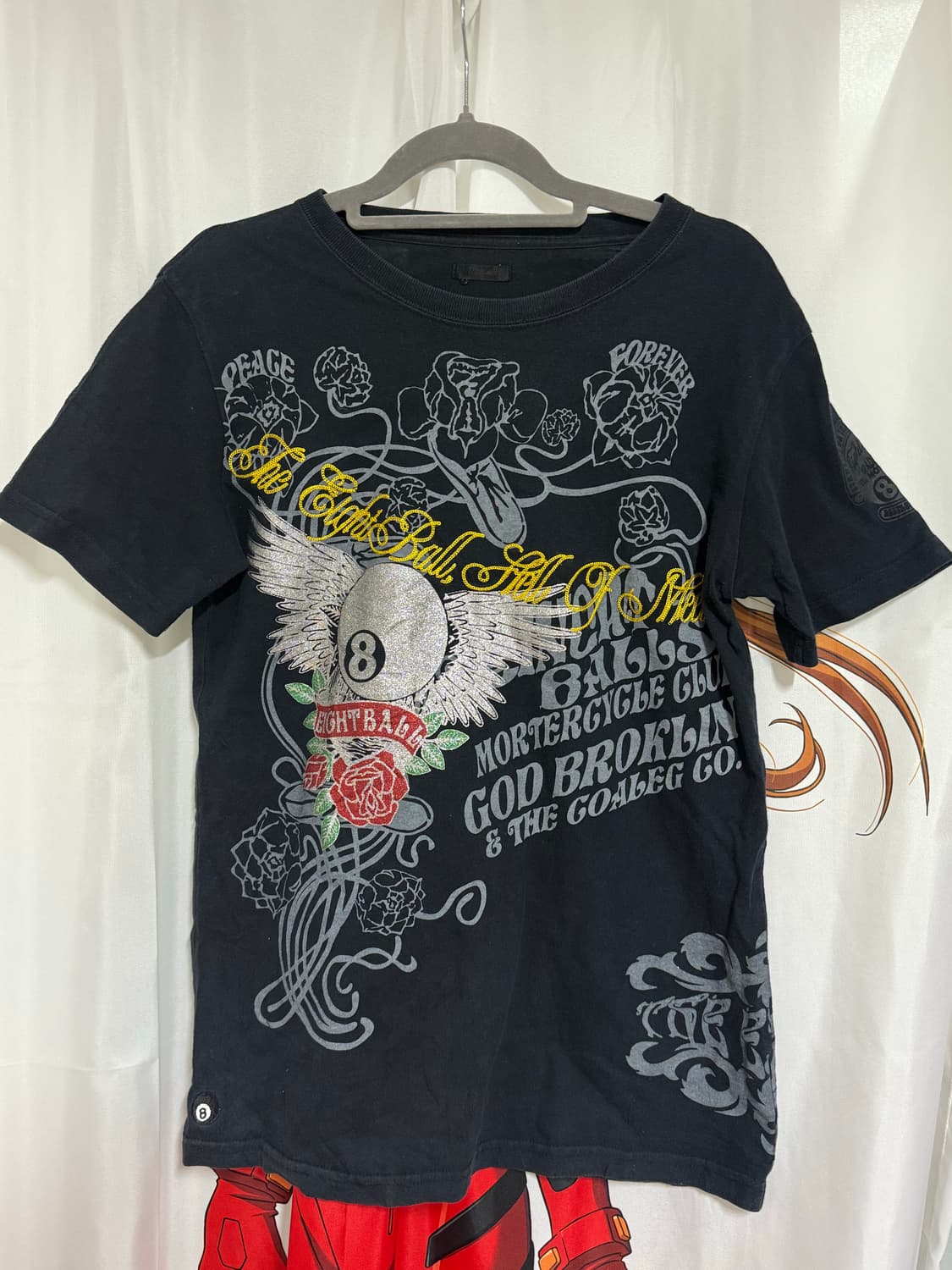 Y2k 펑크 무드 반팔 티셔츠  상품이미지1