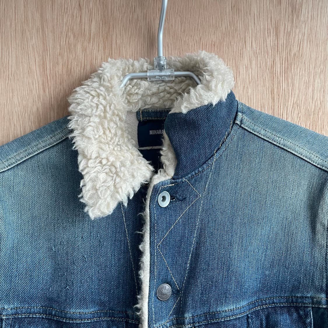 미하라야스히로 트위스트 데님 자켓 상품이미지6