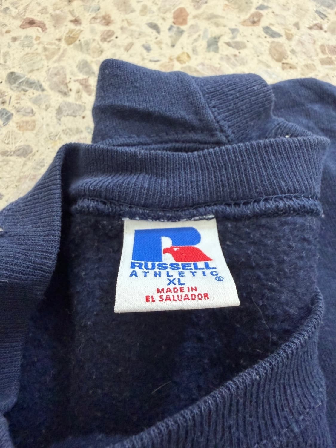 90's 러셀 맨투맨 네이비 블랭크 상품이미지6