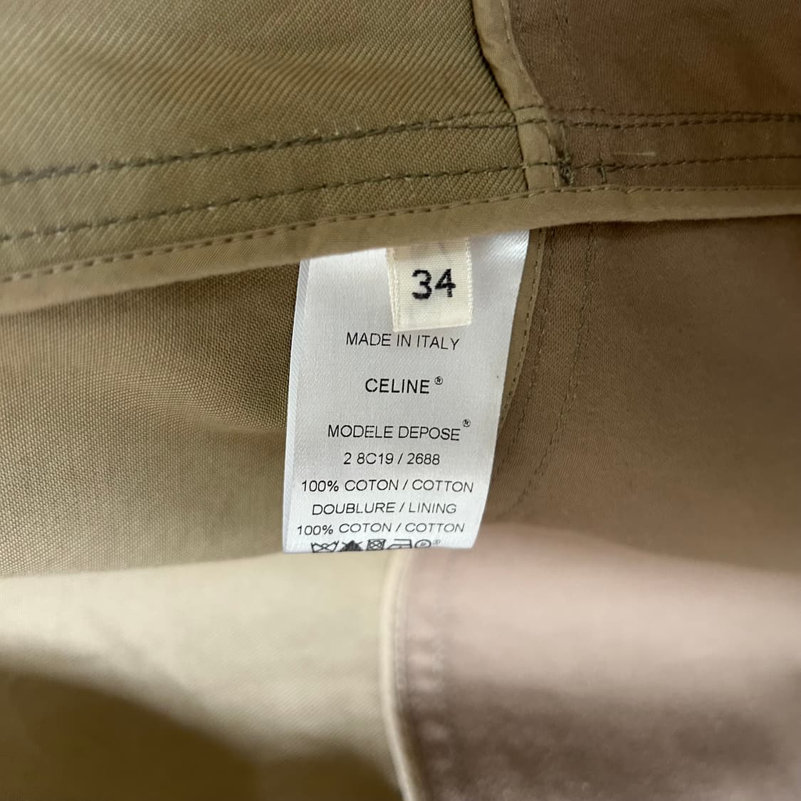 셀린느 패치워크 트렌치 코트 상품이미지10