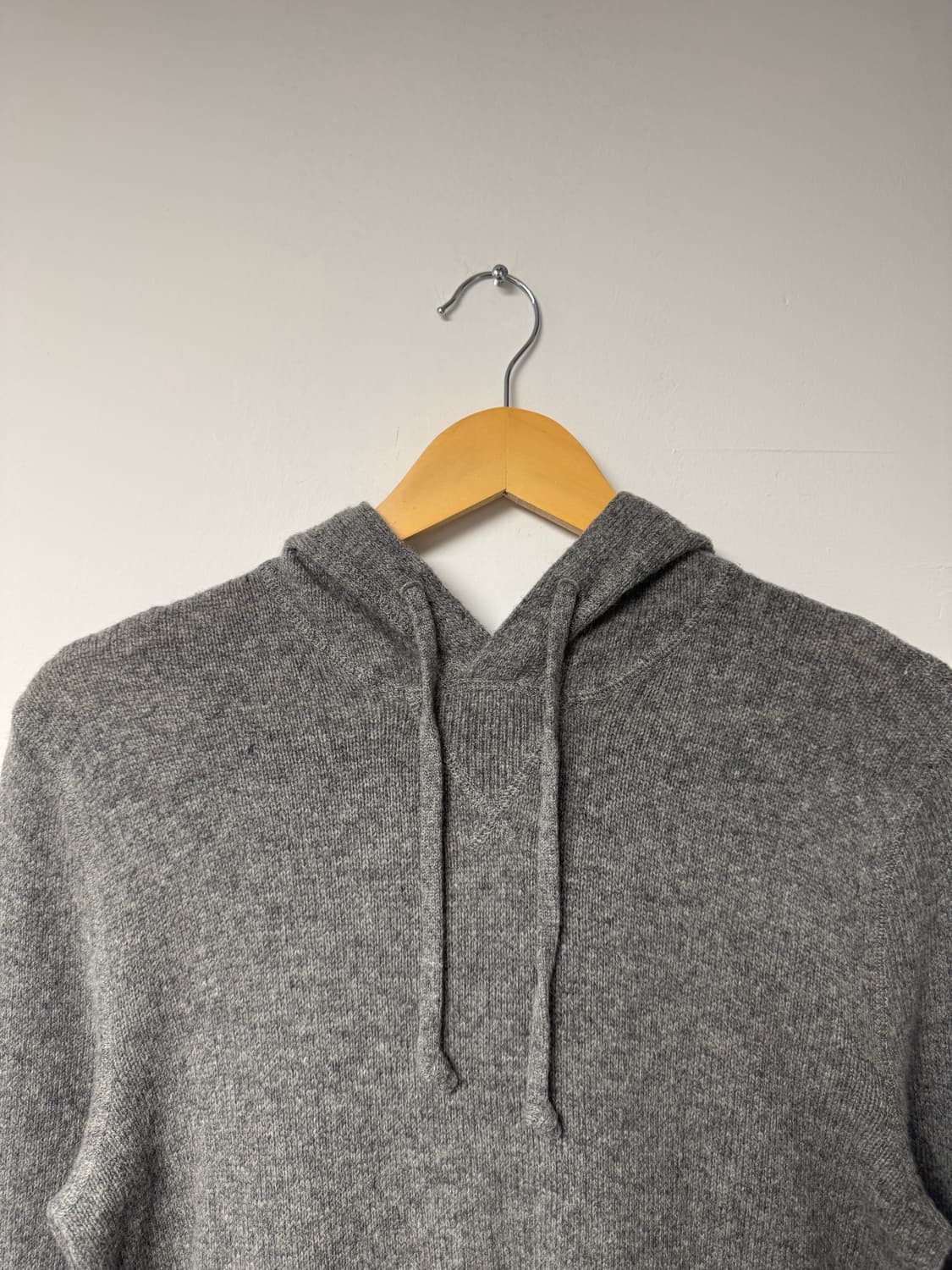 폴로 랄프로렌 캐시미어 그레이 후드 니트 S 상품이미지2