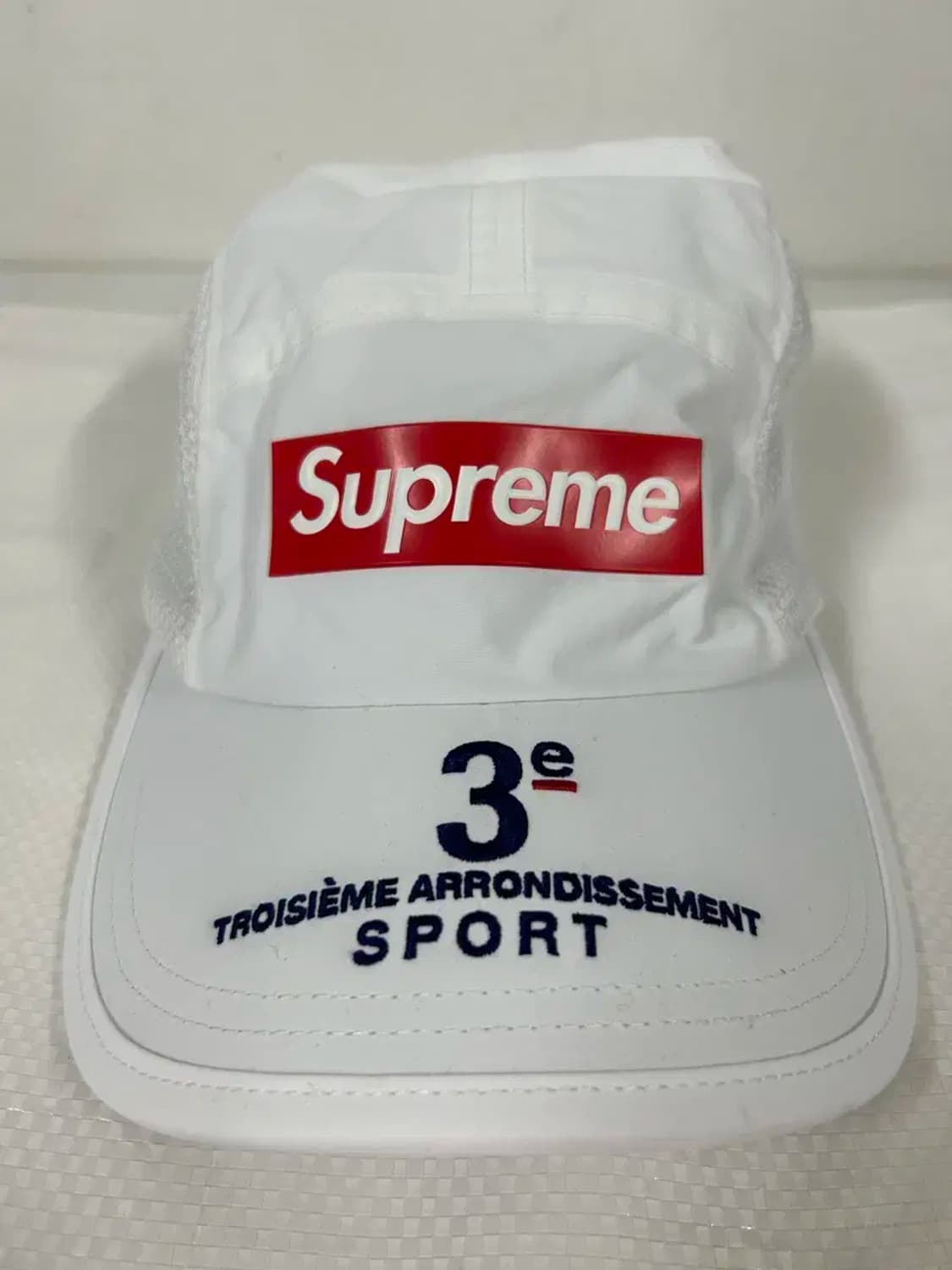 슈프림 메쉬 사이드 패널 캠프캡 화이트 - 24SS 상품이미지2