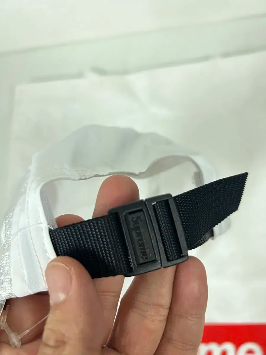 슈프림 메쉬 사이드 패널 캠프캡 화이트 - 24SS 상품이미지5