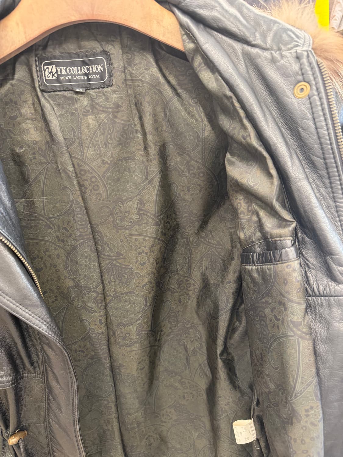 YK콜렉션 드럼다이드 사파리 가죽 자켓 상품이미지6