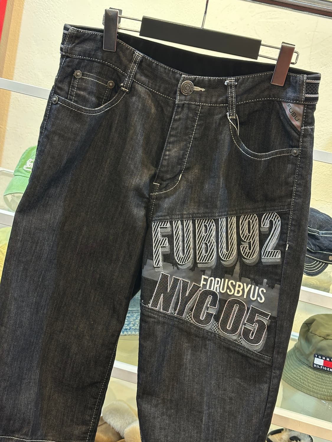 FUBU 흑청 버뮤다 상품이미지2