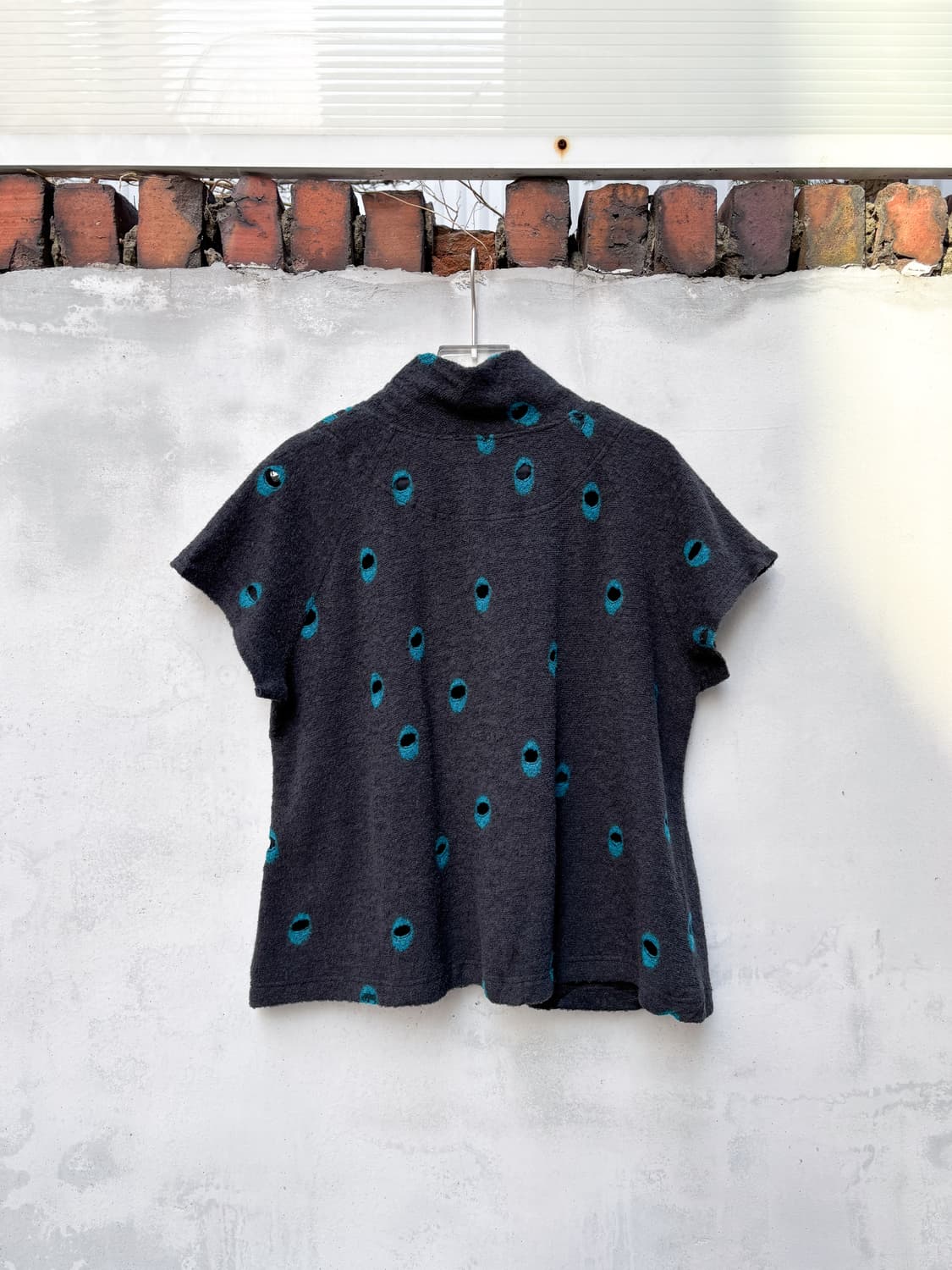 빈티지 레이어드 울 베스트 상품이미지5