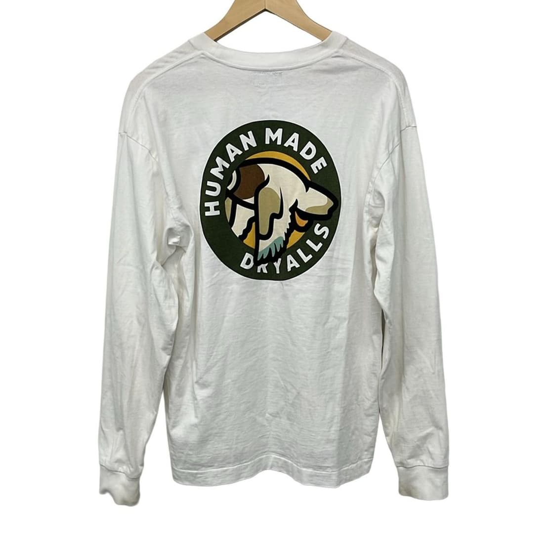 휴먼 메이드 그래픽 롱슬리브 티셔츠 화이트 상품이미지2