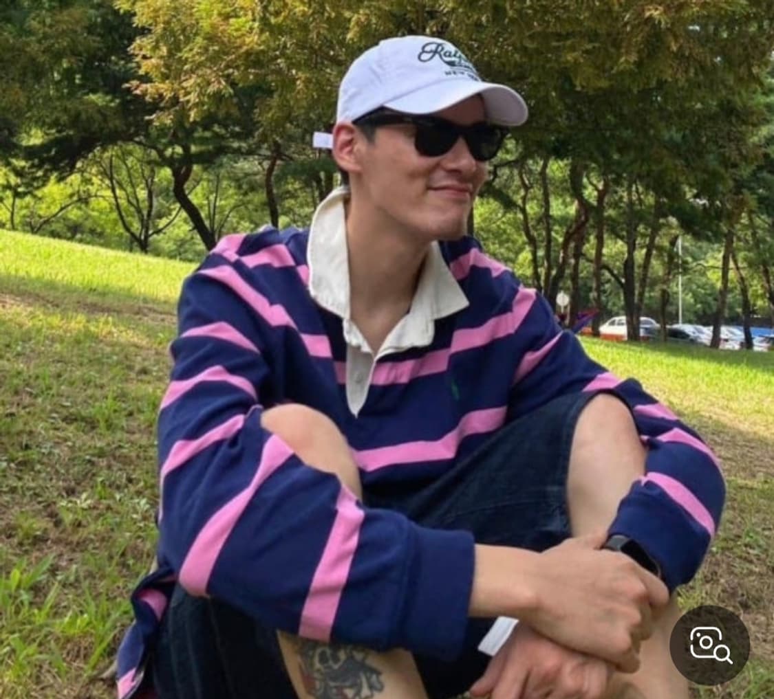 폴로랄프로렌 스트라이프 럭비티(김원중 착용)XL 상품이미지1