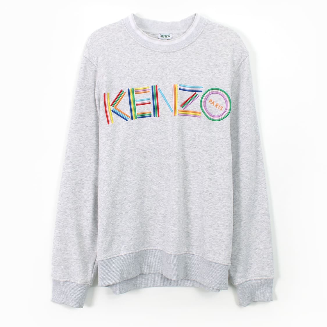 겐조 그레이 로고 자수 스웻셔츠 맨투맨 상품이미지1