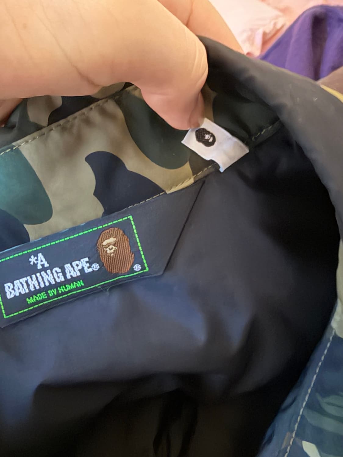 베이프 경량 패딩 자켓 상품이미지5