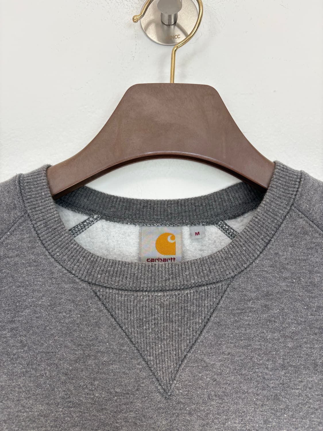 [L]CARHARTT 그레이 맨투맨 상품이미지5