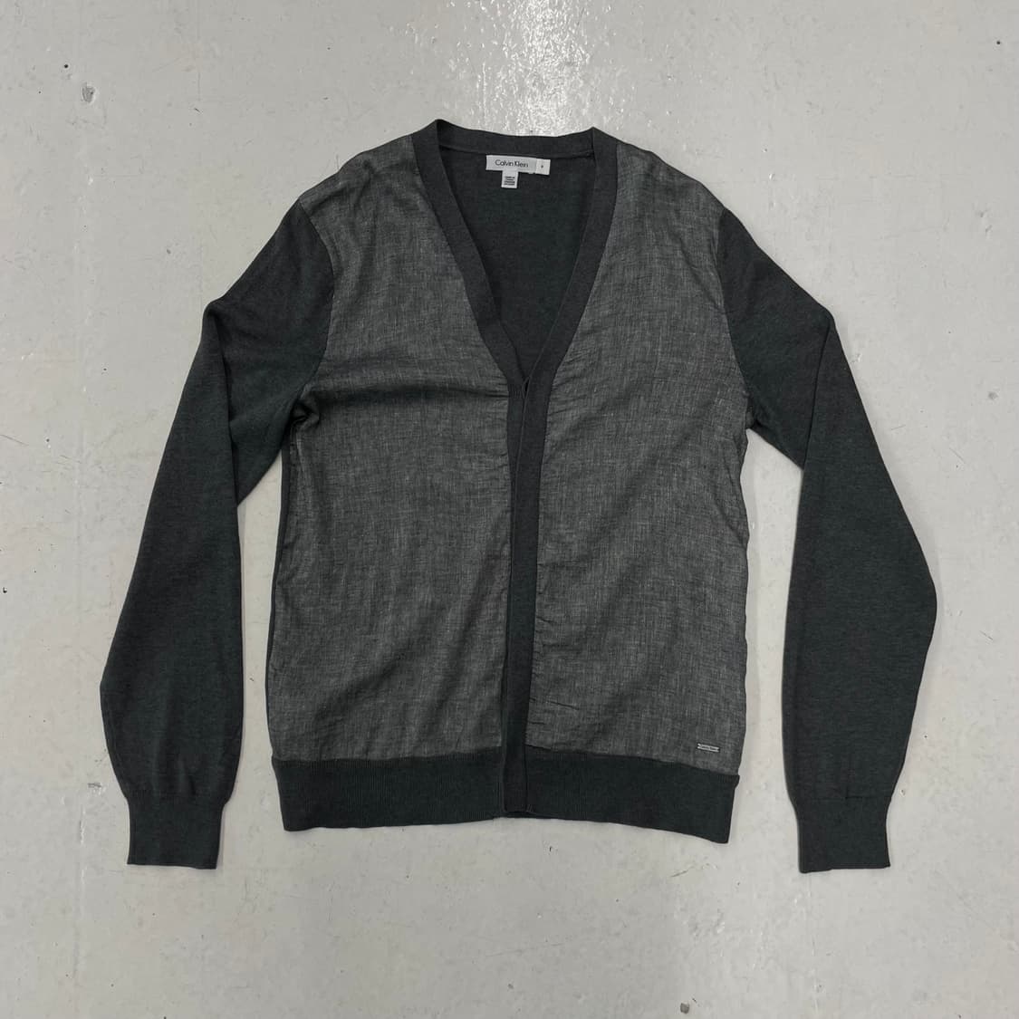 Calvin klein 린넨 코튼 믹스드 가디건 상품이미지3
