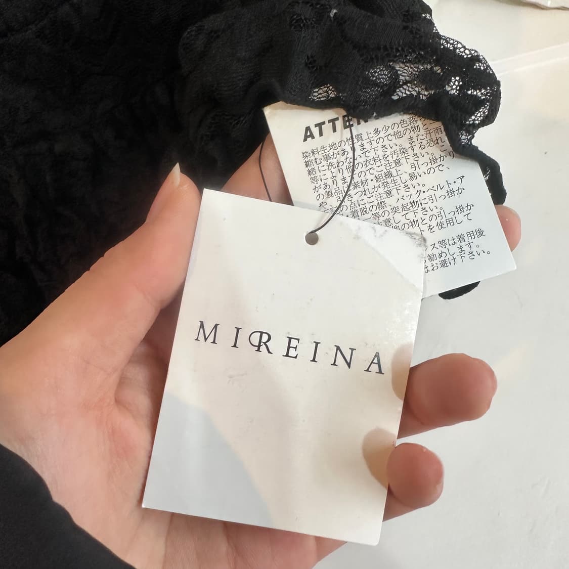 블랙 레이스 프릴 반바지 상품이미지3