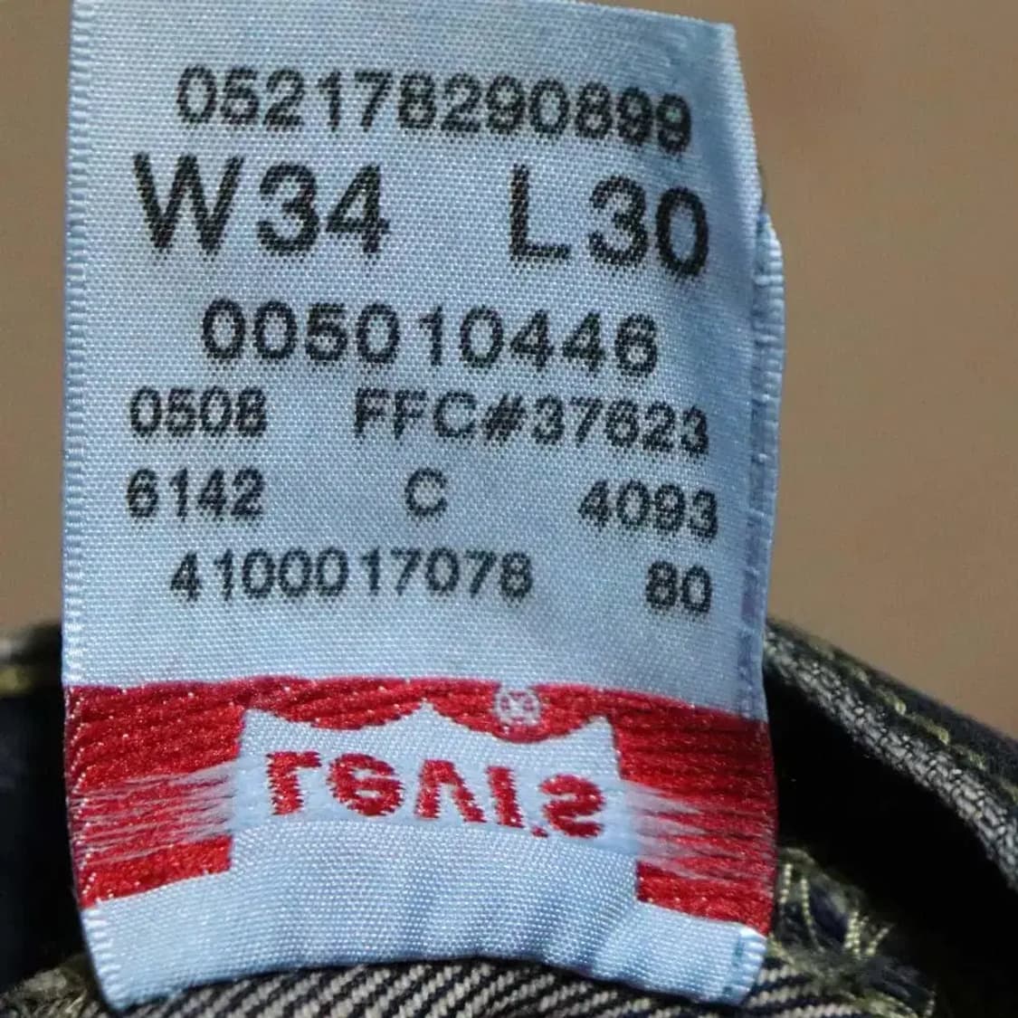 리바이스501 남성34 미사용청바지 구제렐라sh454 상품이미지4