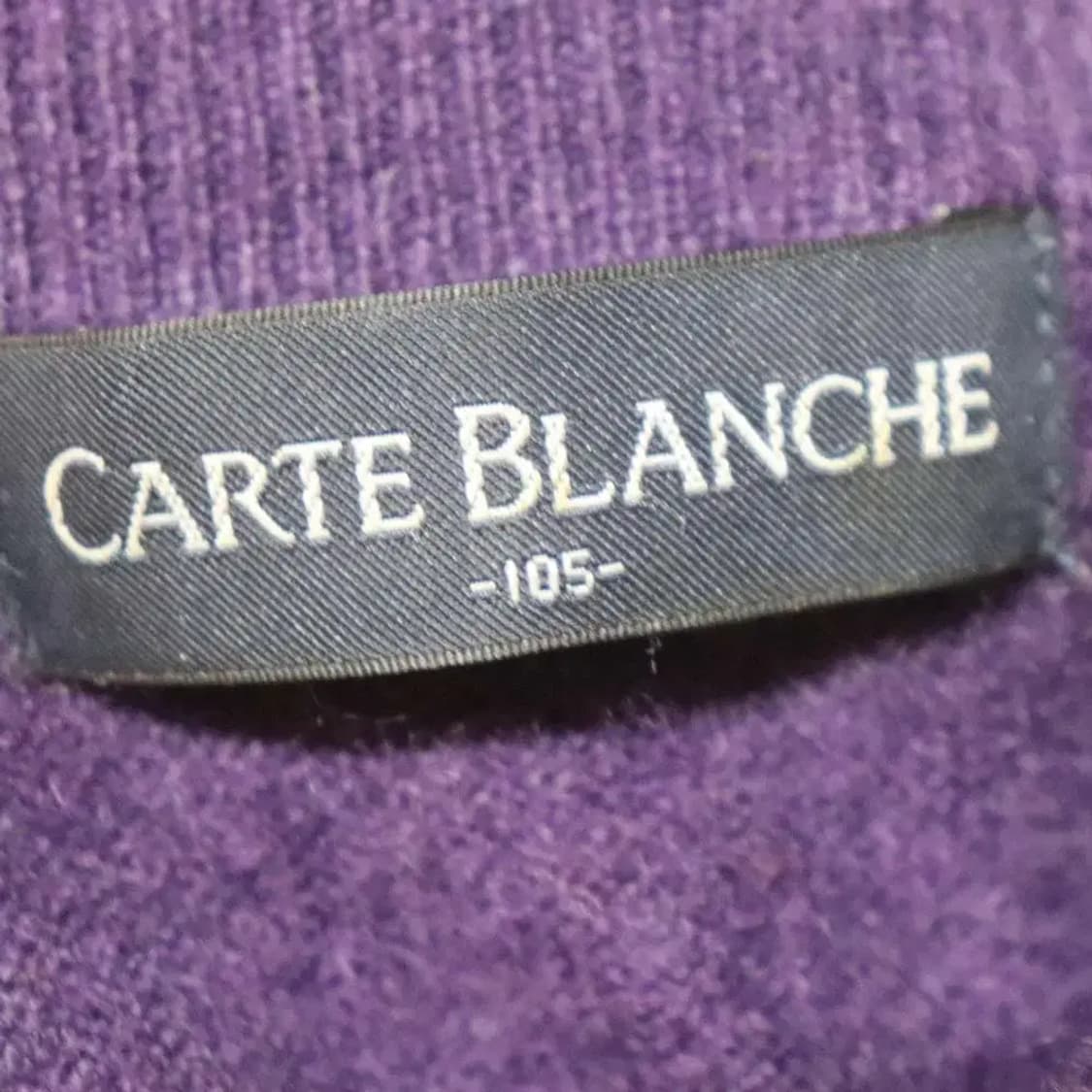 까르떼블랑슈 남성105 캐시미어니트 구제렐라so195 상품이미지4