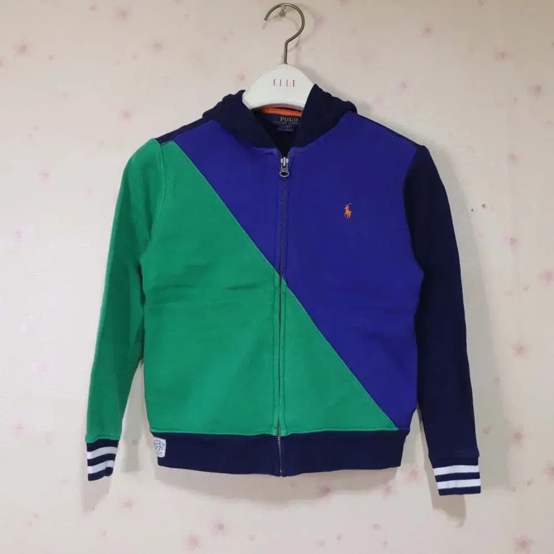 폴로 아동6사이즈 춘추후드짚업 구제렐라so206 상품이미지1