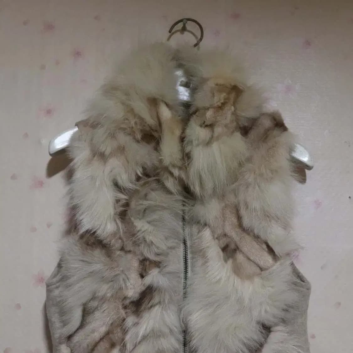 abfz 여성55 여우털배색조끼 구제렐라wc590 상품이미지2