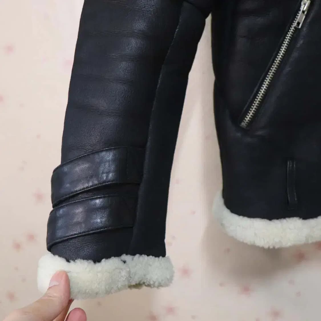 보세 남성100 양가죽무스탕 구제렐라wc661 상품이미지3