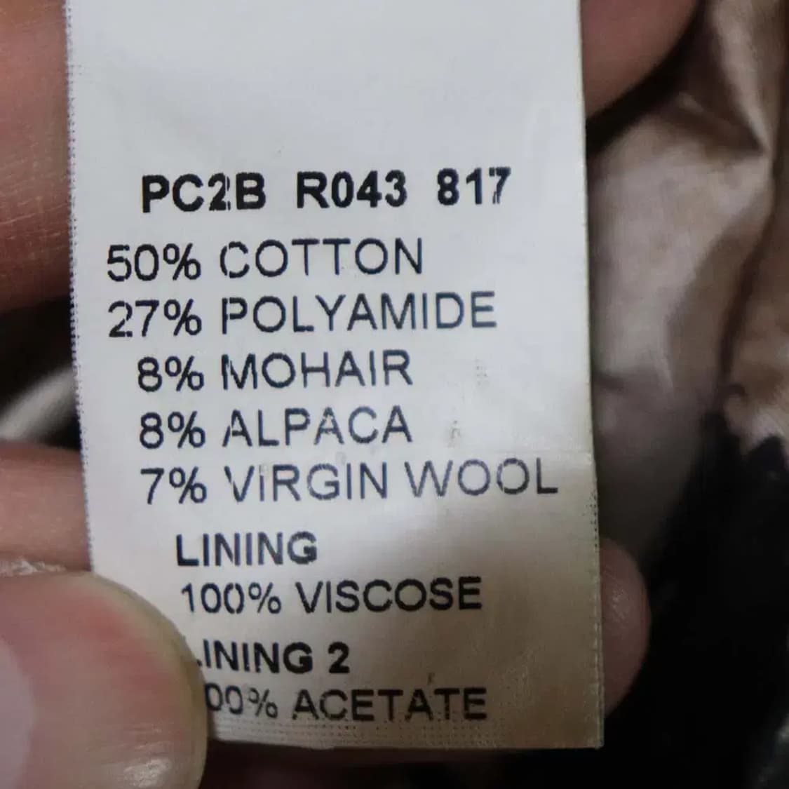 폴스미스 여성55정도 코트 구제렐라wc676 상품이미지5