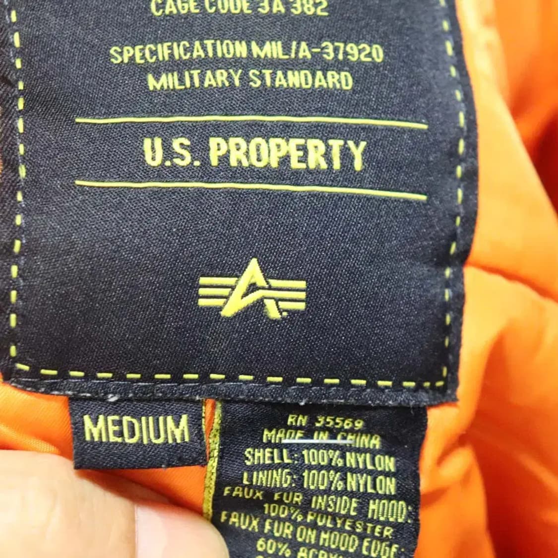 알파인더스트리 남성95~100 패딩점퍼 구제렐라wc721 상품이미지5