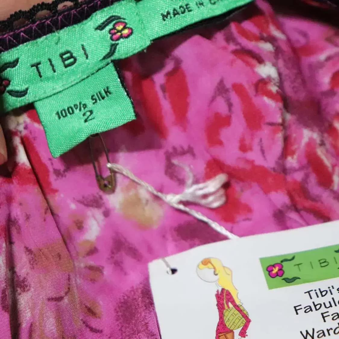 tibi 여성55정도 미사용 실크치마 구제렐라so265 상품이미지4