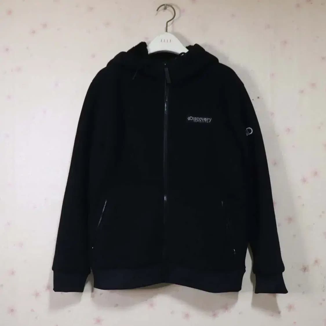 디스커버리 남성90 기모후드짚업 구제렐라so281 상품이미지1