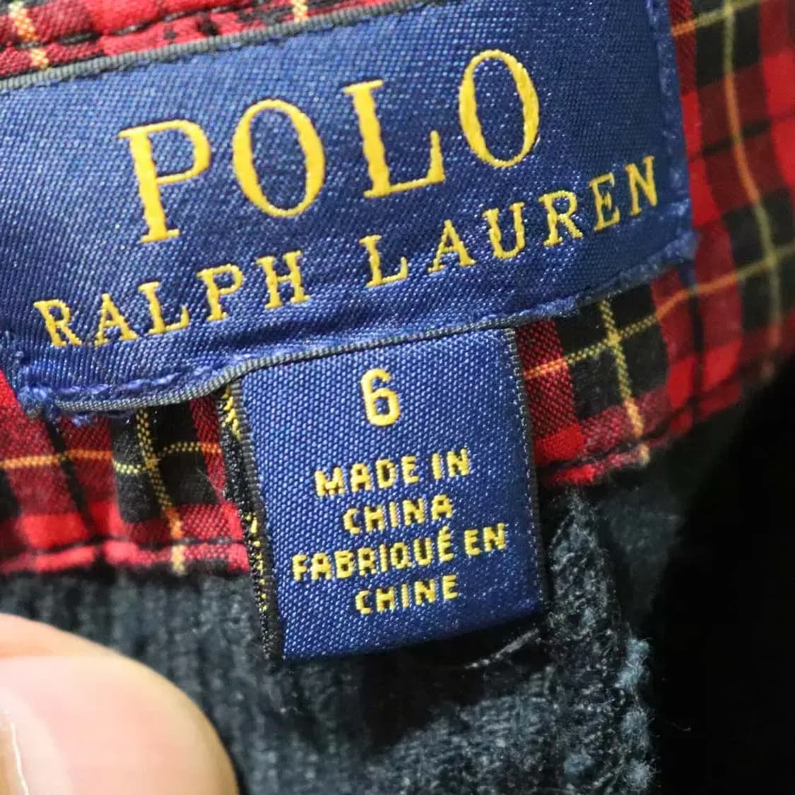 폴로아동6사이즈 골덴바지 구제렐라so299 상품이미지4