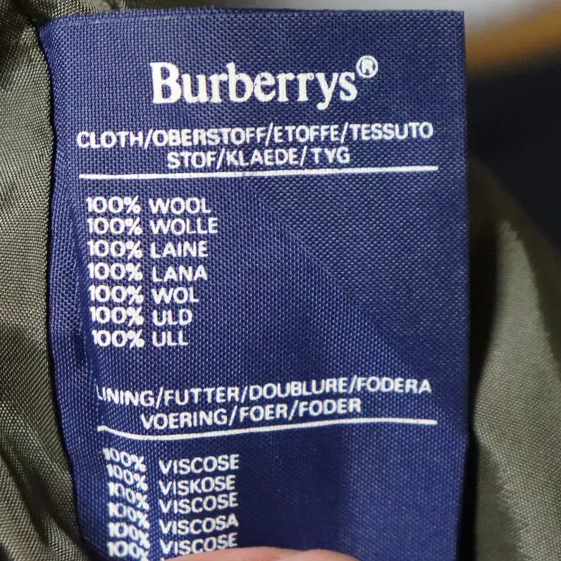 버버리 여성26정도 롱치마 구제렐라so292 상품이미지5