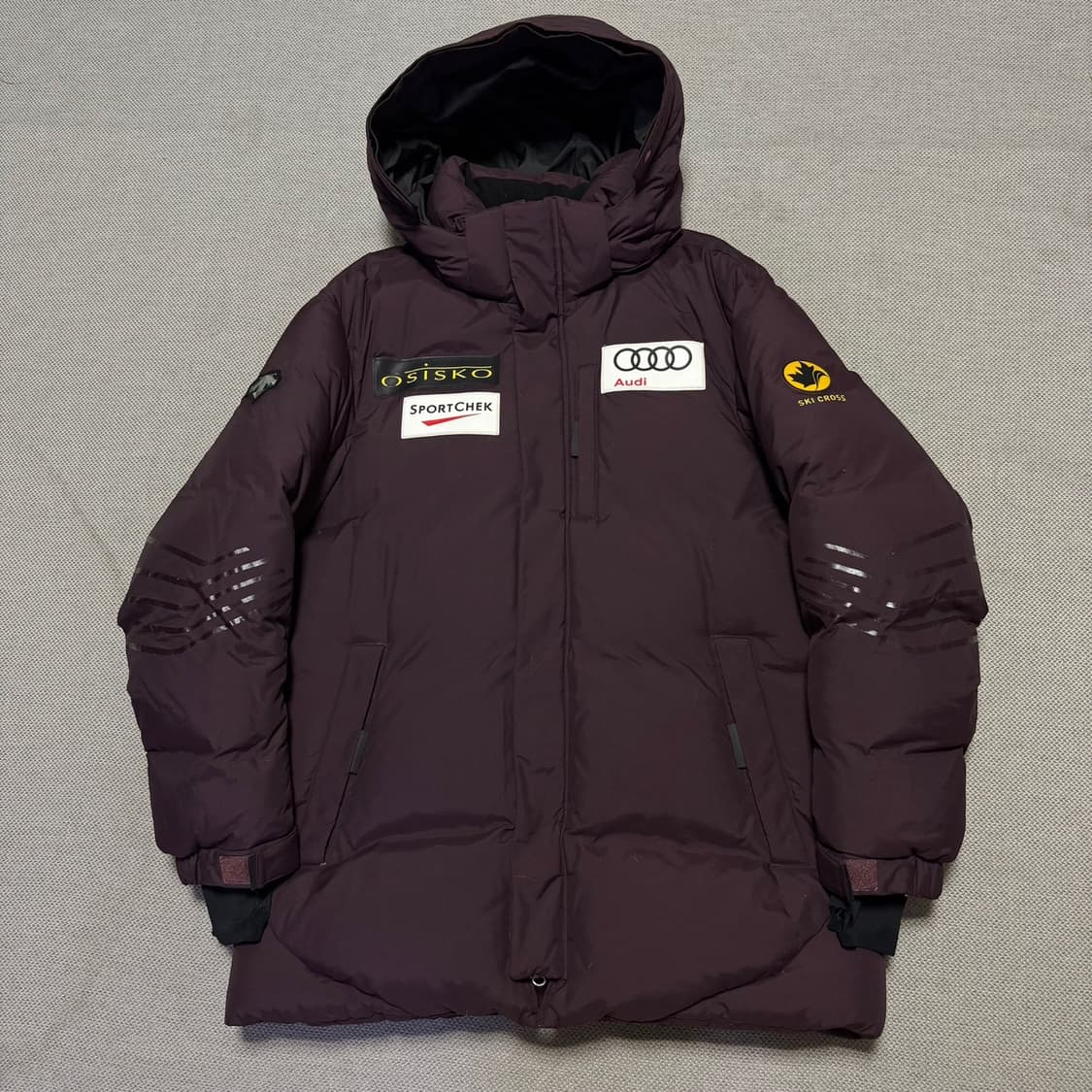 데상트 아우디 캐나다팀 사파리 다운 패딩 자켓 상품이미지1