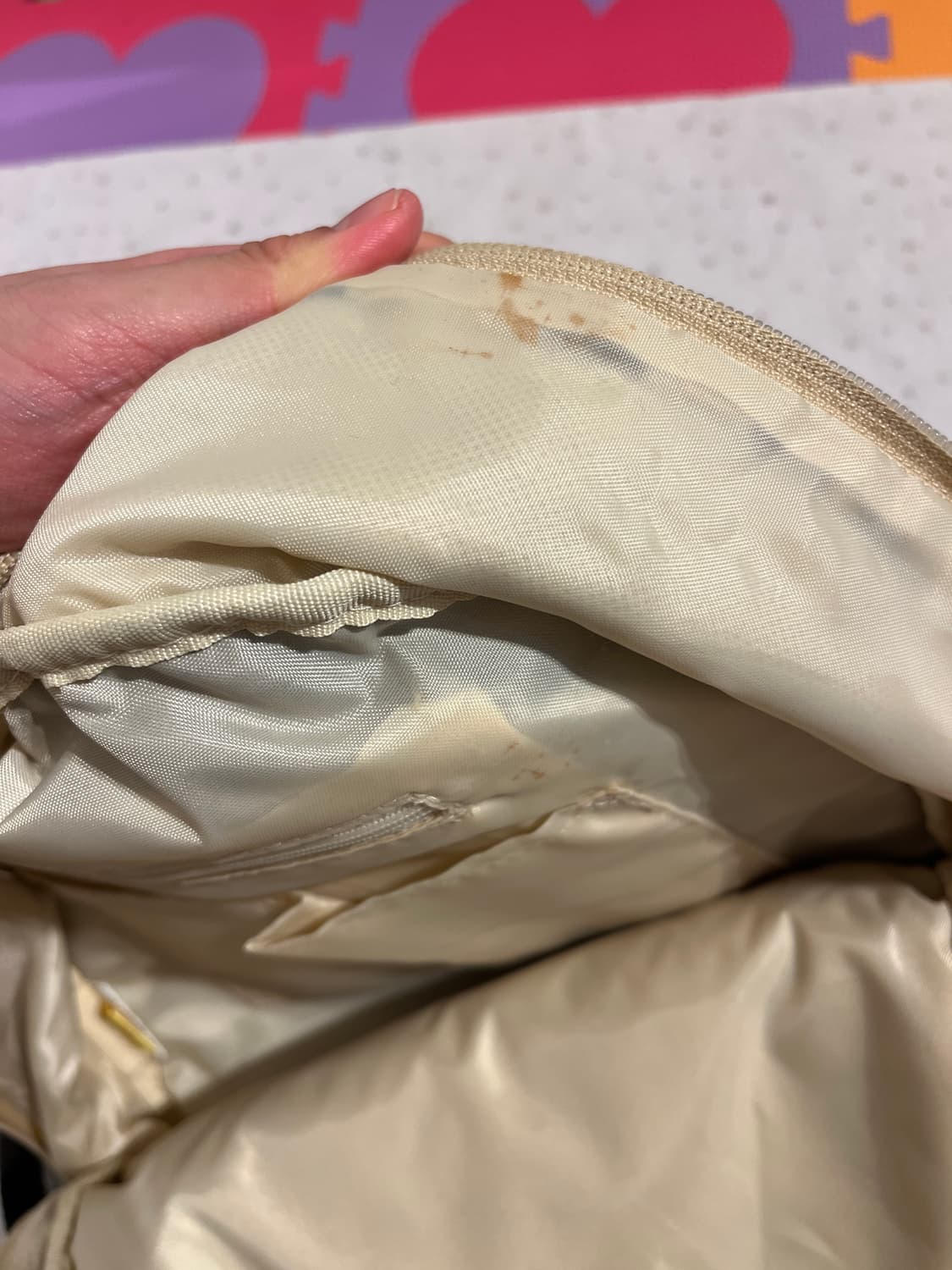 호피무늬 귀 달린 털 가방 🧸 상품이미지7