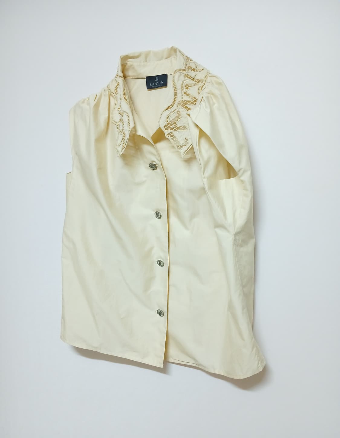 랑방컬렉션 LANVIN COLLECTION  실크블렌드 블라우스 상품이미지5