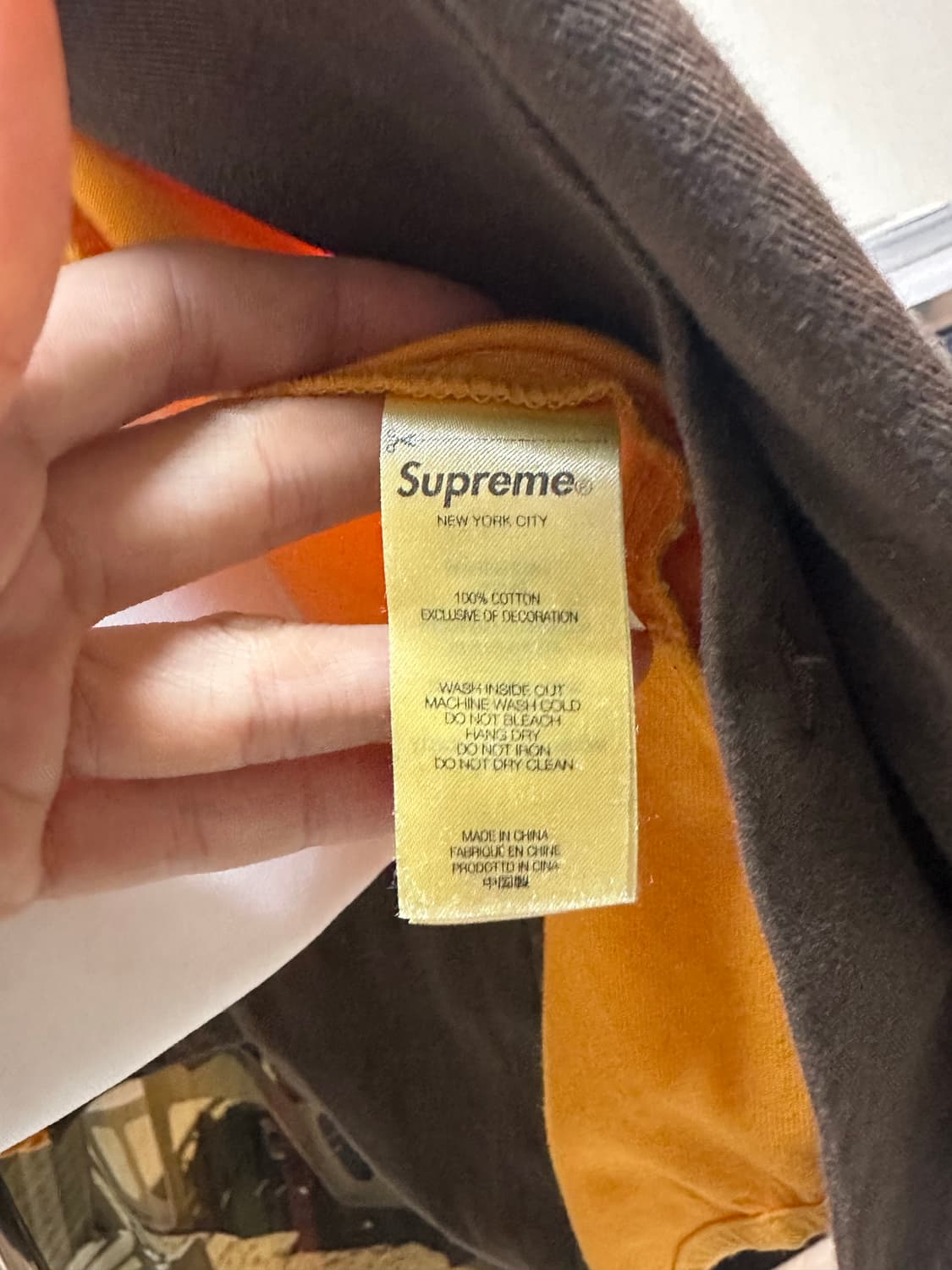 슈프림 리플렉티브 스트라이프 숏슬리브 워크 셔츠 상품이미지4