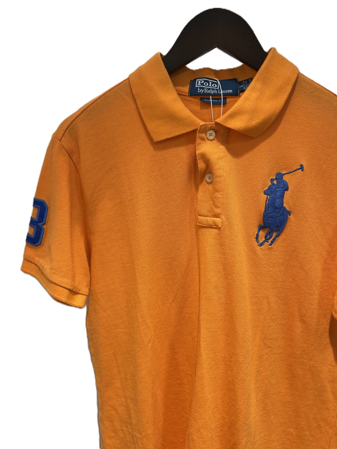 폴로 랄프 로렌 빅 포니 메시 폴로 셔츠 오렌지 상품이미지3
