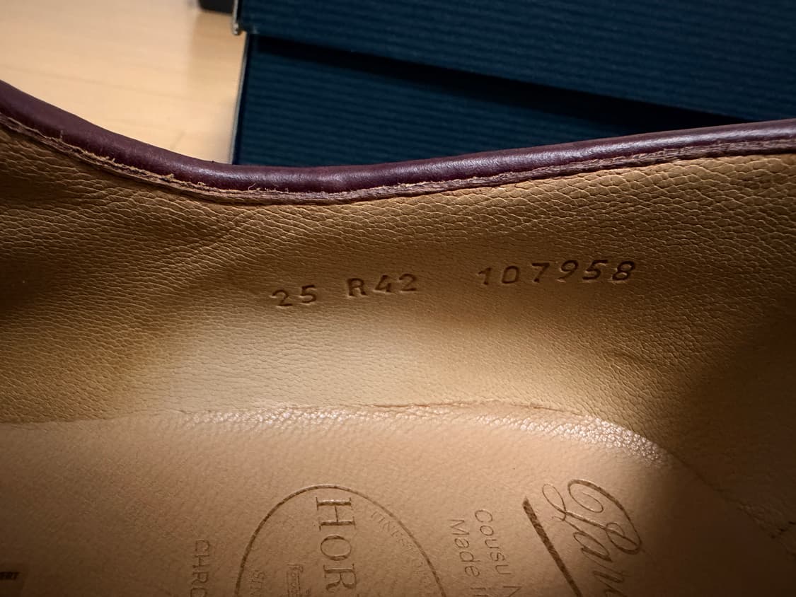 파라부트 미카엘 크롬악셀 버건디 42사이즈 상품이미지3