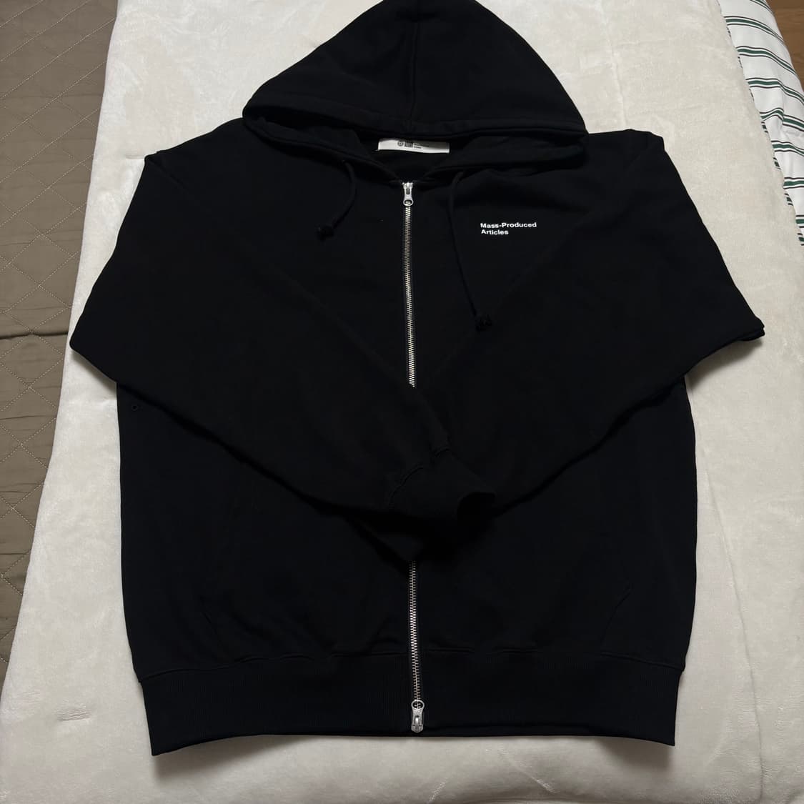 플라스틱 프로덕트 후드집업 블랙 상품이미지2