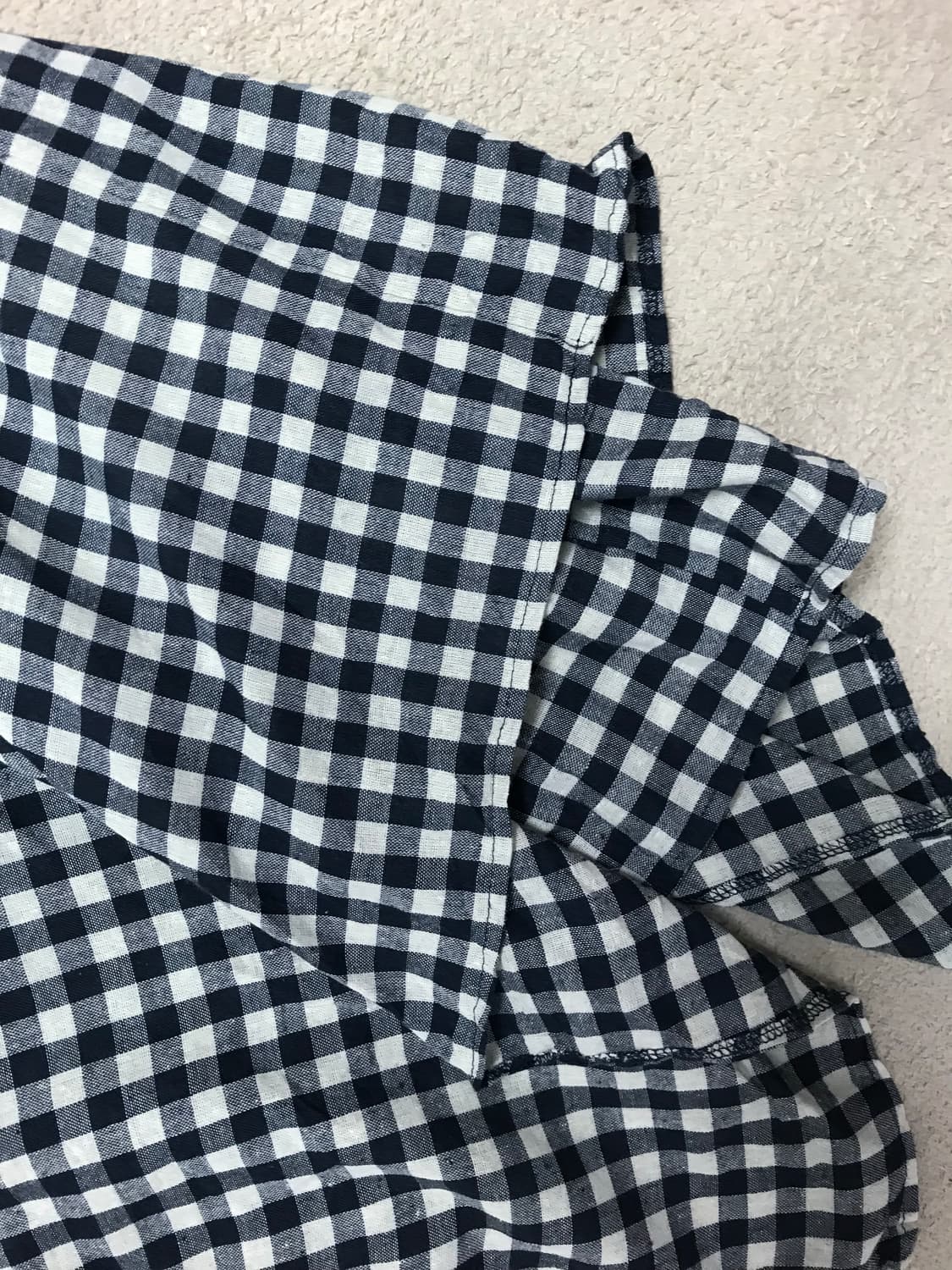 칩클립 체크 언발 스커트 모리걸 하구미 상품이미지4